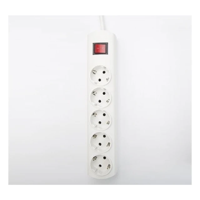 KABAL PRODUZNI LINKOM 5r/1.5m SA PREKIDACEM 3x1.5mm BELI BULK