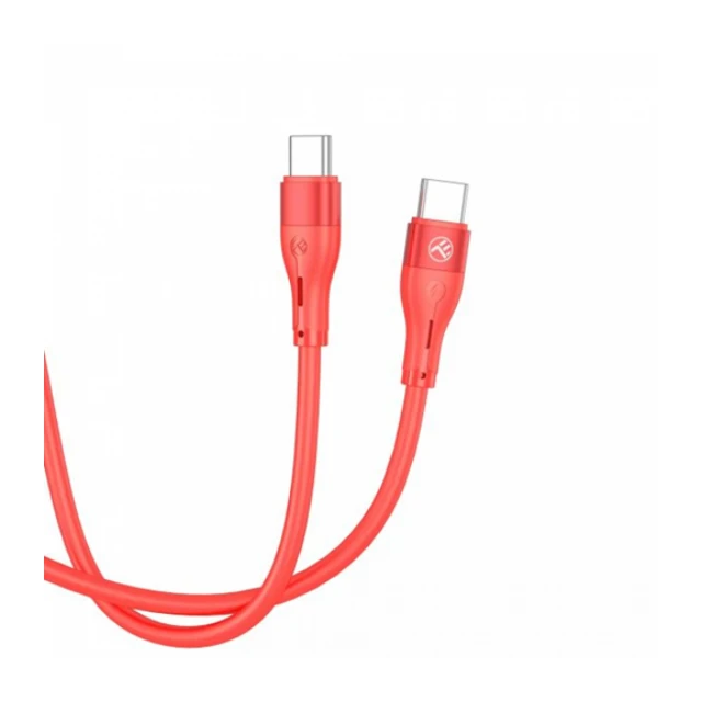 KABAL TYPE C TO LIGHTNING TELLUR SILLICONE PD30W 1M CRVENI
