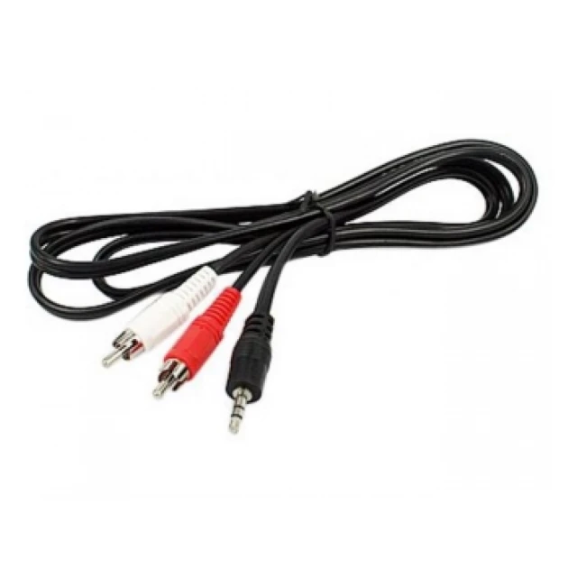 Kabl E-Green Audio 3.5mm stereo (M) - 2xRCA (M) 10m crni