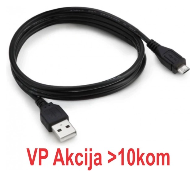 Kabl Gembird CCP-mUSB2-AMBM-1M USB2.0- A na Micro USB-B DATA cable 1m Crni