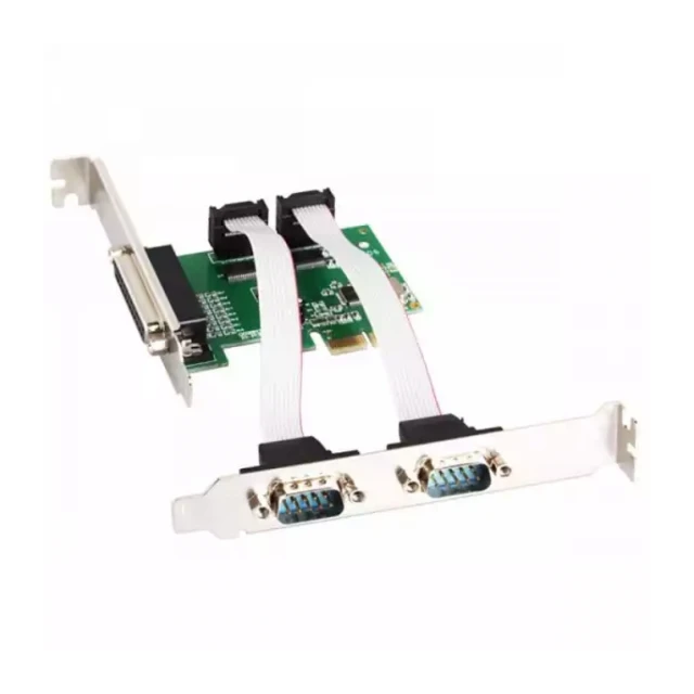 Kartica PCI-E kontroler 2 x serial RS232 + 1 parallel E-Green