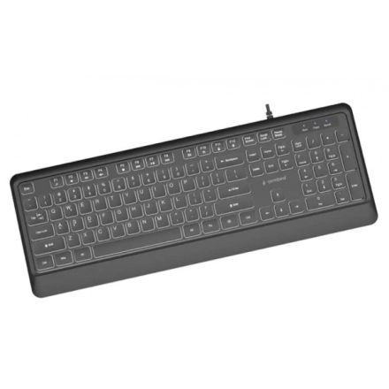 KB-UML-04 Gembird Tanka žièana osvetljena tastatura, crna, US raspored