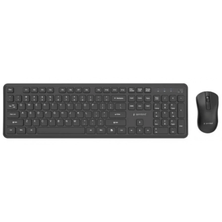 KBS-WPS-01 Gembird Slim Pro Business bežièni desktop set, crna, US raspored