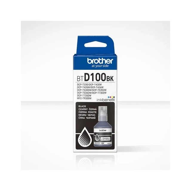Kertridž Brother BTD100BK Ink bočica Black 7.5K