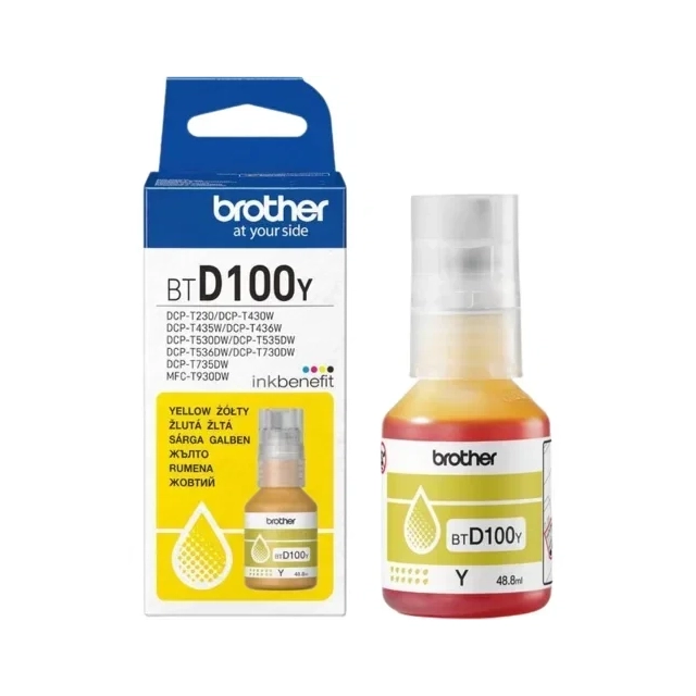 Kertridž Brother BTD100Y Ink bočica Yellow 5K