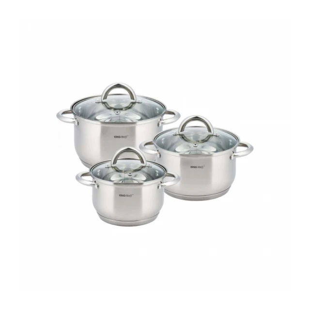 KINGHOFF KH4446 SET ŠERPI 1/3 INOX 6 DELOVA