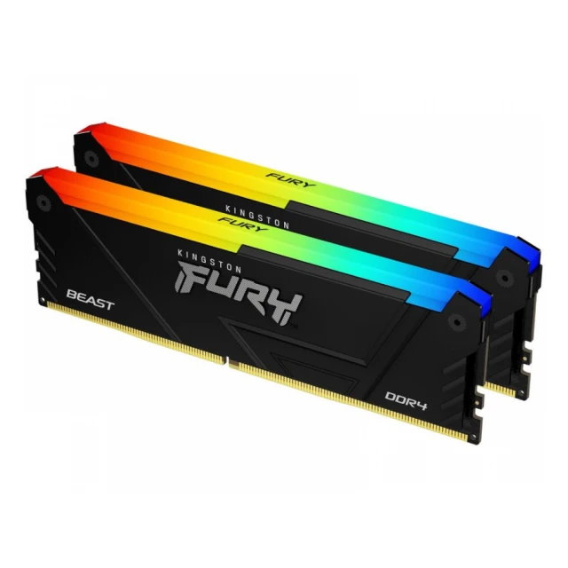 KINGSTON DIMM DDR4 32GB (2x16GB kit) 3200MT/s KF432C16BB2AK2/32 Fury Beast RGB 