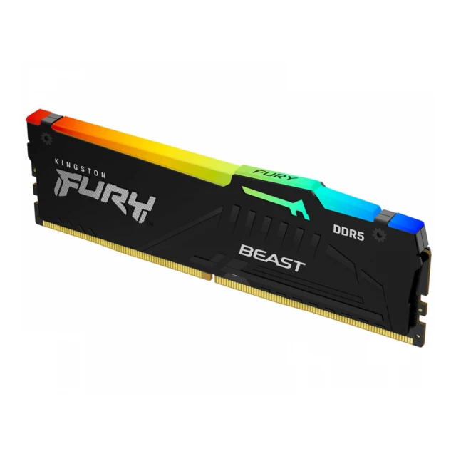 KINGSTON DIMM DDR5 32GB 6000MT/s KF560C30BBEA-32 FURY Beast Black RGB EXPO 
