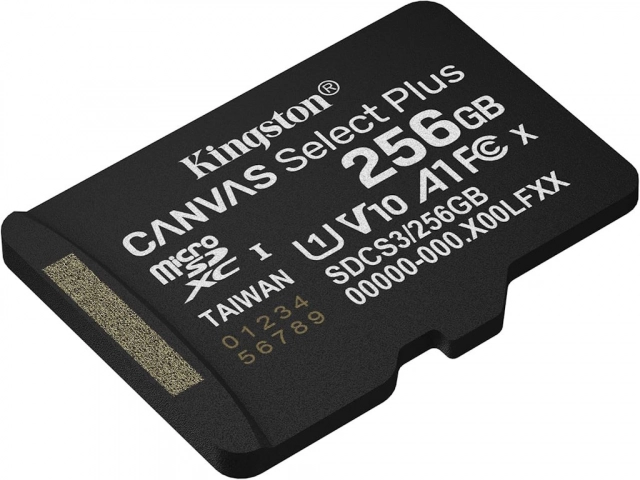 KINGSTON Memorijska kartica U1 V10 SDXC 256GB Canvas Select Plus G3 150R A1 SDCS3/256GBSP 