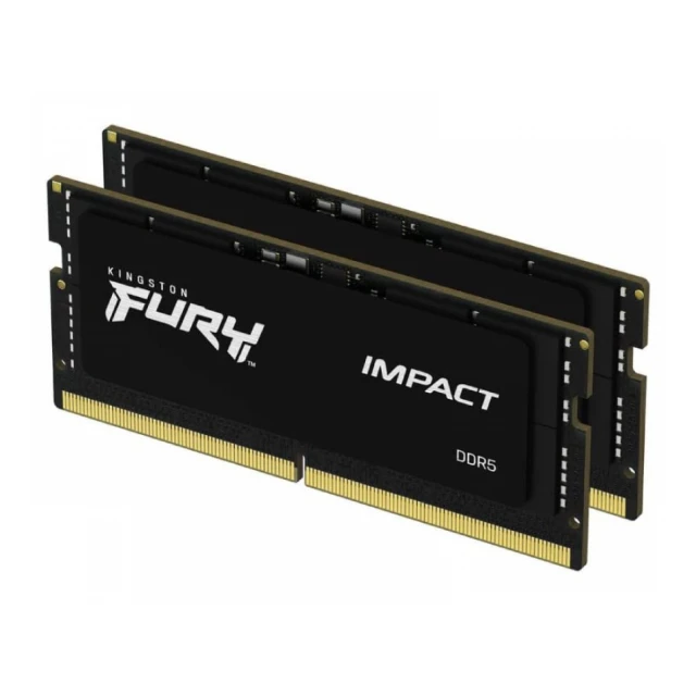 KINGSTON SODIMM DDR5 32GB (2x16GB kit) 6000MT/s KF560S38IBK2-32 FURY Impact Black XMP 
