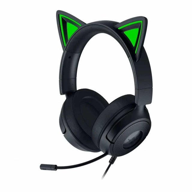 Kraken Kitty V3 X - Wired Kitty Headset for Gaming - Black