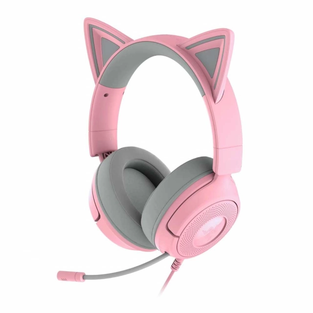 Kraken Kitty V3 X - Wired Kitty Headset for Gaming - Quartz Edition