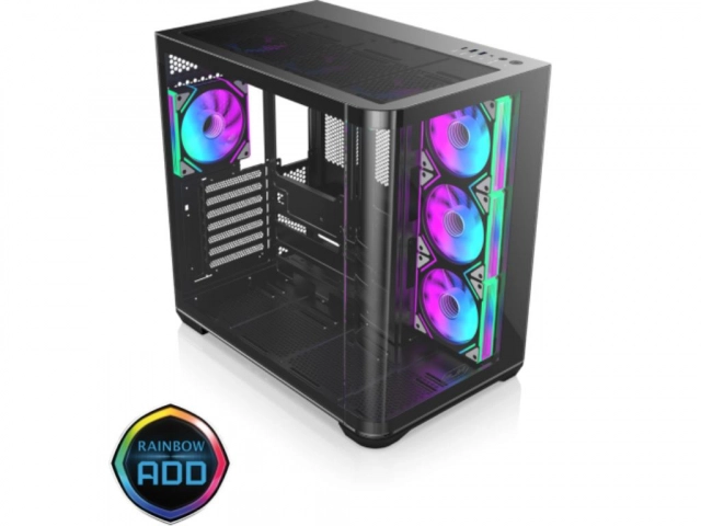 Kucište RAIJINTEK ATREUS BT4/ATX/Micro ATX,Mini-ITX/bez napajanja/crna