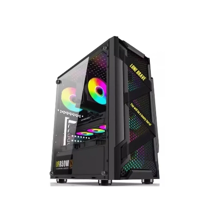Kuciste Stars Solution Q180 Crno, Tempered glass, 4x12cm ARGB