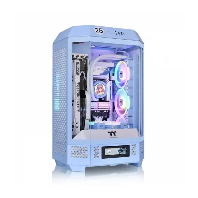 Kućište ThermalTake The Tower 300 Hydrangea blue
