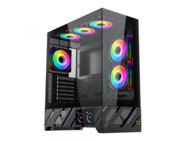 Kucište XIGMATEK Alphard Pro Gaming/E-ATX/ATX/M-ATX/Mini-ITX/ARGB/bez napajanja/crna