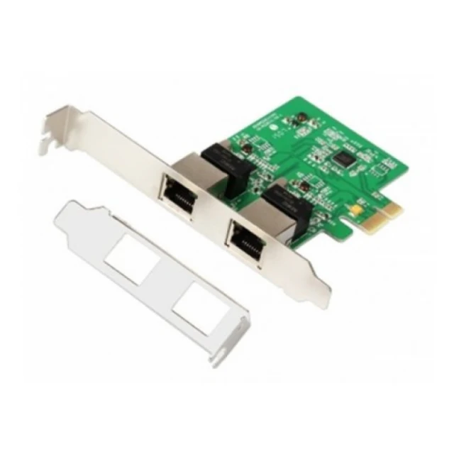 LAN Mrezna Kartica E-Green PCIEx 2-ports Gigabit Ethernet