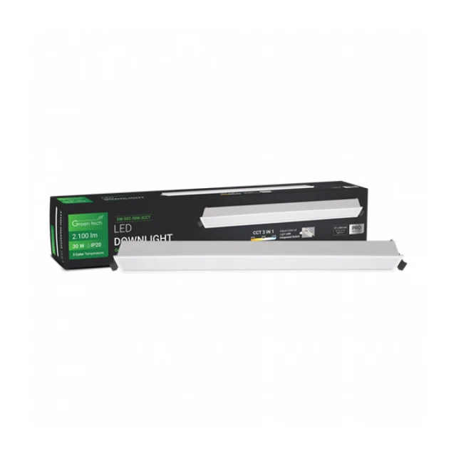 LED SPOT UGR 30W 3CCT PRAVOUGLI GREEN TECH
