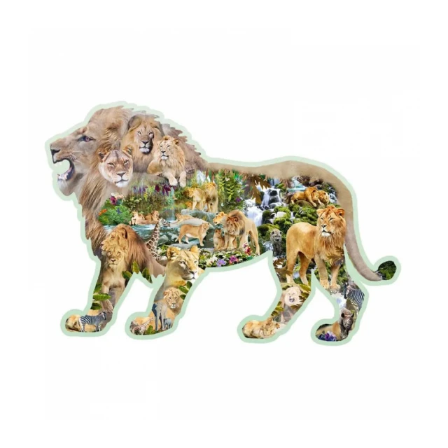 Lion Roar Wooden Puzzle L (250 Pieces)