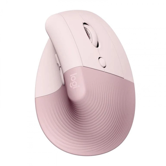 Logitech Lift Vertical Ergonomic Mouse - Rose