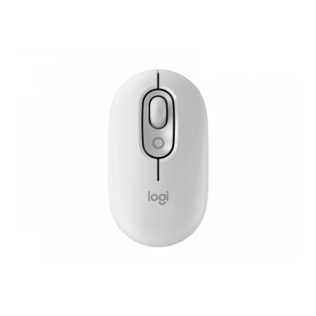 LOGITECH Pop Mouse with Emoji, Off-White miš 