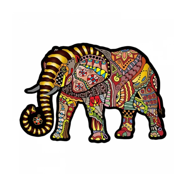 Magic Elephant Wooden Puzzle M (150 Pieces)