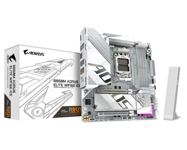 Maticna ploca GIGABYTE B850M AORUS ELITE WIFI6E ICE 1.1/AM5