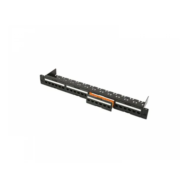 MAXPRO LINE Pec panel 19 inča, Cat.6a, UTP, 24xRJ45, LSA, 1U 