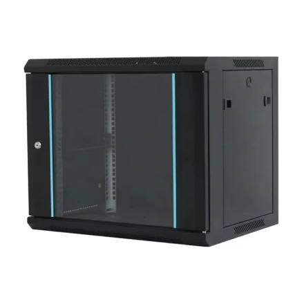 MAXPRO LINE Rack orman nazidni, 12U, 600x600, staklena vrata