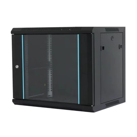 MAXPRO LINE Rack orman nazidni, 15U, 600x600, staklena vrata