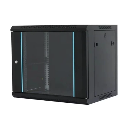 MAXPRO LINE Rack orman nazidni, 6U, 600x600, staklena vrata