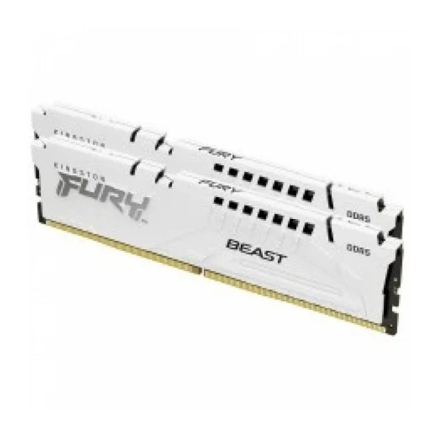 Memorija DDR5 32GB (2x16GB) 5600MHz Kingston Fury Beast White Expo KF556C36BWEK2-32