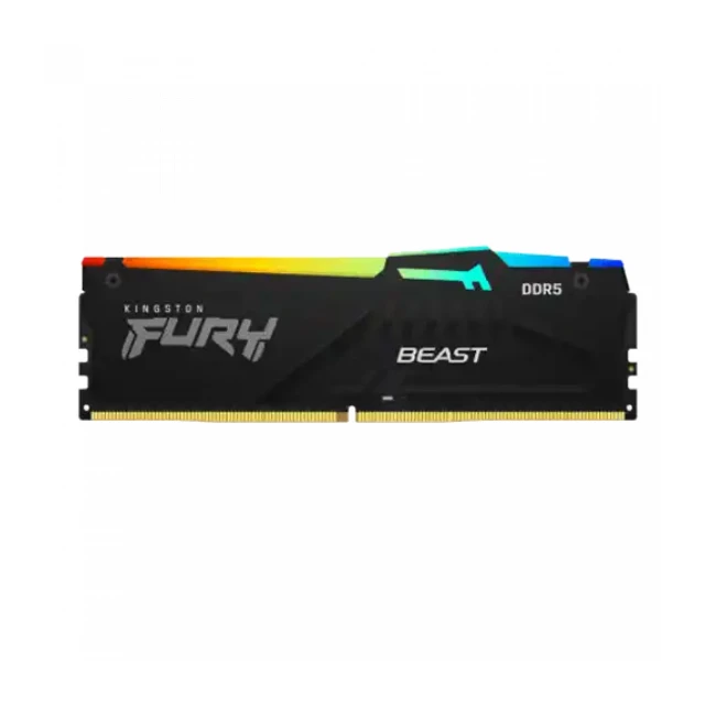 Memorija DDR5 32GB (2x16GB) 6000MT/s Kingston Fury Beast RGB KF560C40BBAK2-32