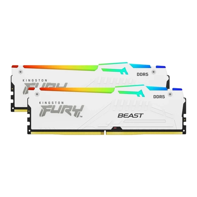 Memorija DDR5 32GB (2x16GB) 6000MHz Kingston Fury Beast RGB Expo KF560C30BWEAK2-32