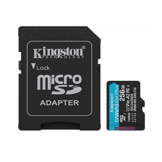 Memorije kartice KINGSTON SDCG4/256GB/Canvas Go! Plus/microSD/200/160MB/s/+adapter