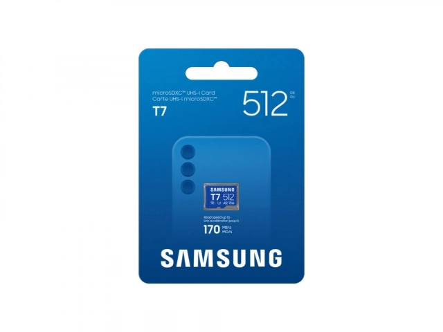 Memorijske kartice SAMSUNG/Micro SD 512GB T7/Up to 170MBs