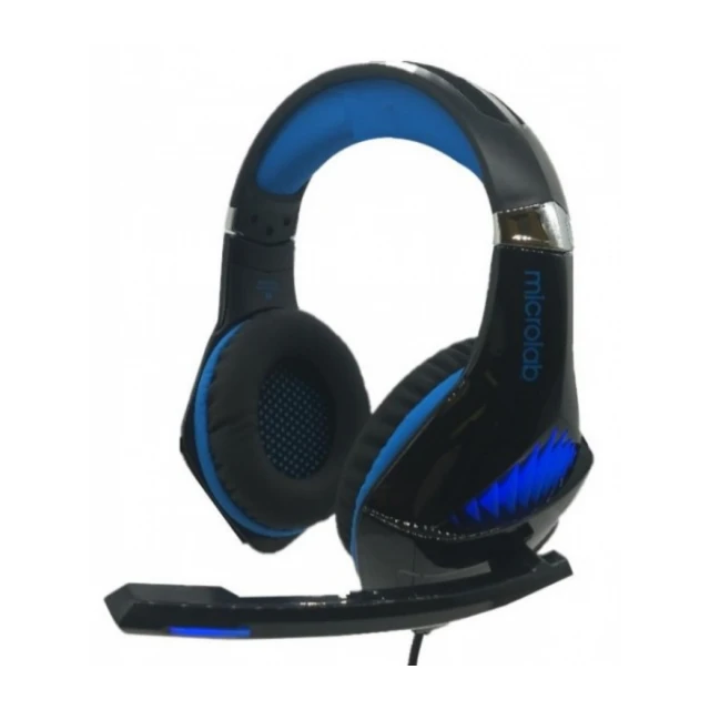 Microlab G6 Gejmerske slusalice sa mikrofonom, 50mm/16Ohm, color LED, 3.5mm + USB