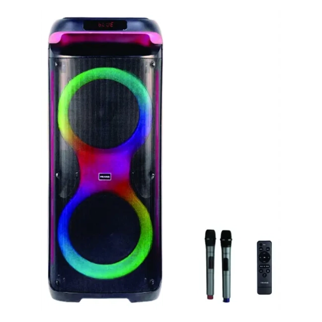 Microlab PT1200W karaoke zvucnik 400W, Bluetooth, LED, 11,1V/7200mAh, TWS, Aux, USB, microSD, + Mic*