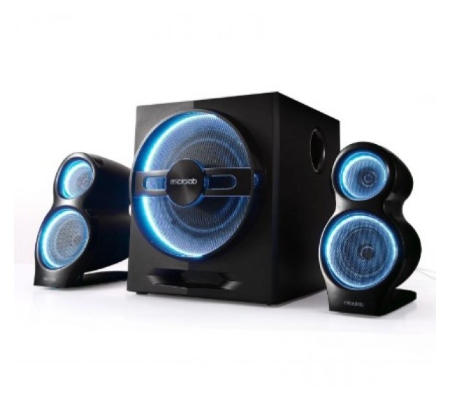 Microlab T10 Aktivni drveni zvucnici 2.1 56W RMS(24W, 2x16W) BLUETOOTH daljinski , 3.5mm