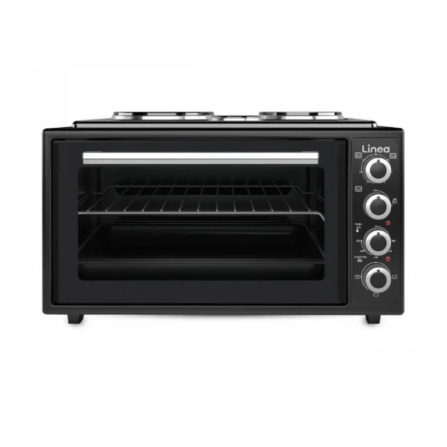 Mini šporet LINEA LMO45-0611 3100W 3 ringle crna