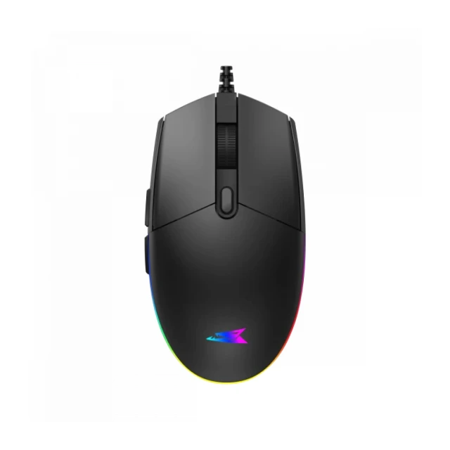 Miš Baracuda CRAB 3600DPI/6D/Optički/RGB/Crna