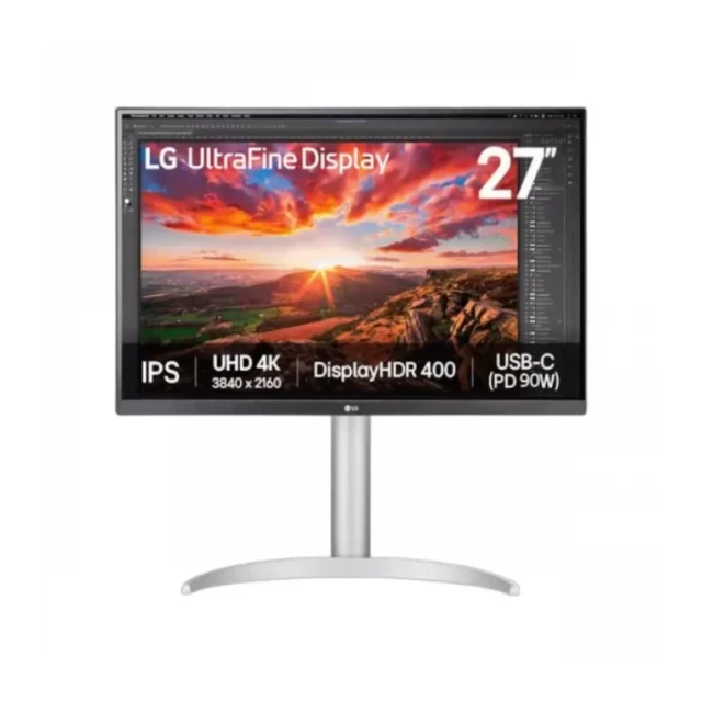 Monitor 27 LG 27UP850K-W 3840x2160/IPS 4K/60Hz/5ms/2xHDMI/DP/USB/USB-C/Pivot/Zvučnici