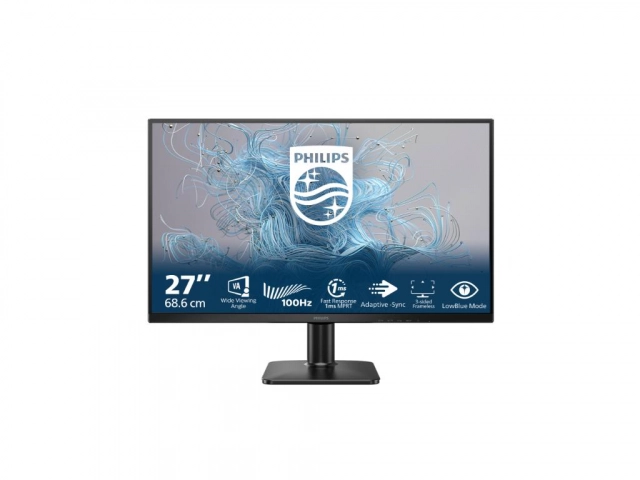 Monitor 27" PHILIPS 27E2N1100L/00 VA/1920x1080/100Hz/1ms MPRT/VGA, HDMI/VESA/crna