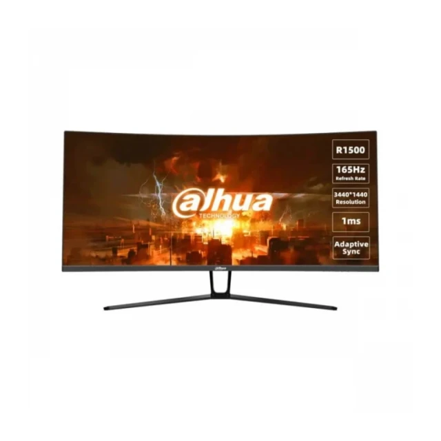 Monitor 34 Dahua LM34-E330C 3440x1440/21:9/VA/180Hz/1ms/2xHDMI/2xDP/Curved
