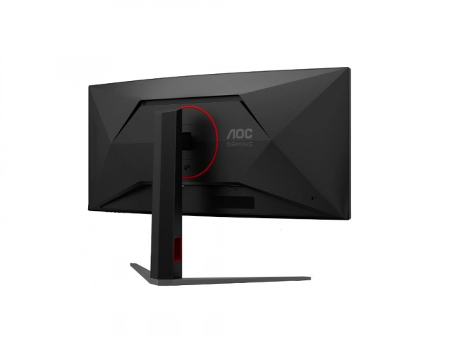 Monitor AOC CU34G4CA 34"/VA,zakrivljen/3440x1440/180Hz/1ms GtG/HDMIx2,DP,USB-C/Visina/zvucnici/crna
