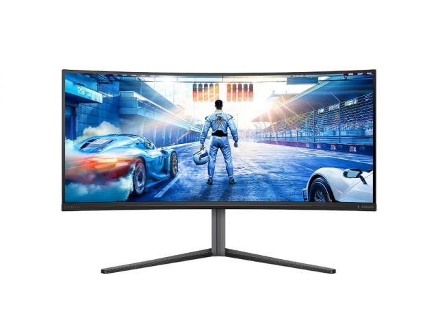 Monitor PHILIPS 34M2C6500/00 34"/OLED,zakrivljen/3440x1440/175Hz/0.03ms/HDMIx2,DP,USB/Visina/crna