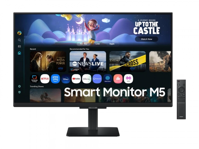 Monitor SAMSUNG LS27FM500EUXDU 27"/IPS/1920x1080/60Hz/5ms GtG/HDMIx2,LAN/VESA/smart/zvucnici/crna