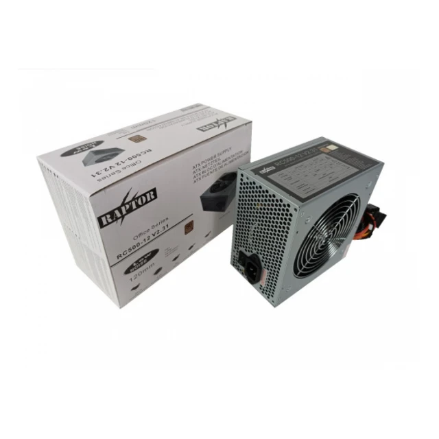Napajanje Raptor 500W Office Series 12cm fan/80plus, RC500H-12