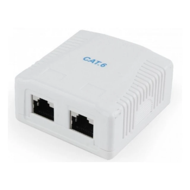 NCAC-2F6-01 Gembird CAT6 FTP 2-port kutija za površinsku montažu za RJ45