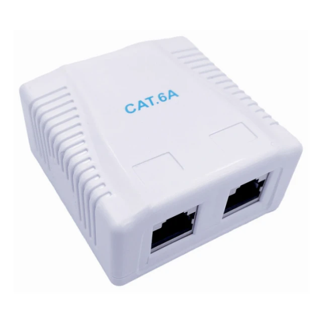 NCAC-2F6A-01 kutija za povrsinsku montazu sa 2 porta CAT6A FTP